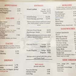 Catfish Hut - New full menu