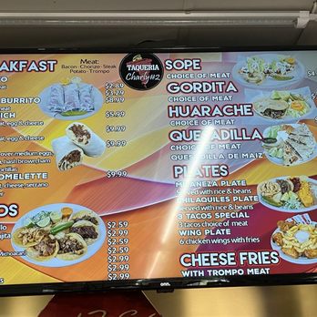 Taqueria Charlys - Menu 3 - Mexican Near Me - Irving, Texas Taqueria Charlys - Menu 3 - Mexican Near Me - Irving, Texas
