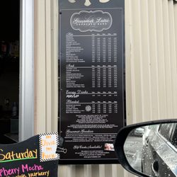 Gourmet Latte - Menu