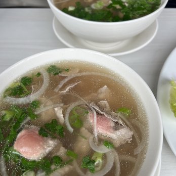 Pho Saigon Gem - P7. Pho Rare Steak ($13.50) P9. Pho Rare Steak and Well Done Brisket ($13.50) - Soup Near Me - Laguna Hills, California Pho Saigon Gem - P7. Pho Rare Steak ($13.50) P9. Pho Rare Steak and Well Done Brisket ($13.50) - Soup Near Me - Laguna Hills, California