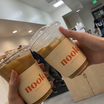 Nook coffee bar - Coastline Cold Brew and Cold Brew with Almond Milk - Coffee & Tea Near Me - Rancho Cucamonga, California Nook coffee bar - Coastline Cold Brew and Cold Brew with Almond Milk - Coffee & Tea Near Me - Rancho Cucamonga, California