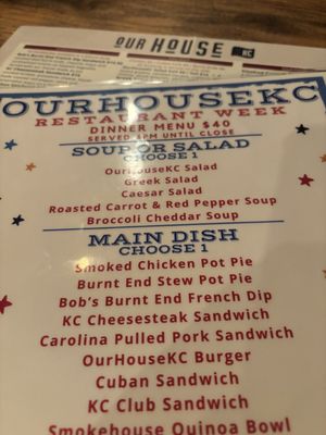 Menu photo 1 OurHouseKC Kansas City, MO