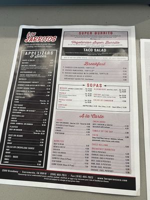 Menu photo 2 Los Jarritos Sacramento, CA Menu photo 2 Los Jarritos Sacramento, CA