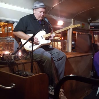 Rockin Road Trip - Lead guitarist from Fat Back Deluxe entertains the crew on Minnesota Viking Fans Drinking Trip (12/2/17) - Bus Tours Near Me - Decatur, Georgia Rockin Road Trip - Lead guitarist from Fat Back Deluxe entertains the crew on Minnesota Viking Fans Drinking Trip (12/2/17) - Bus Tours Near Me - Decatur, Georgia