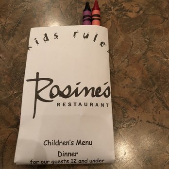 Rosine's Restaurant - Cute kit for the kiddos - American Near Me - Monterey, California Rosine's Restaurant - Cute kit for the kiddos - American Near Me - Monterey, California