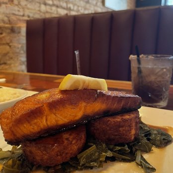 The Place - Bourbon Glazed Salmon - Southern Near Me - Athens, Georgia