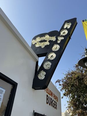 Yellow Paper Burger by null