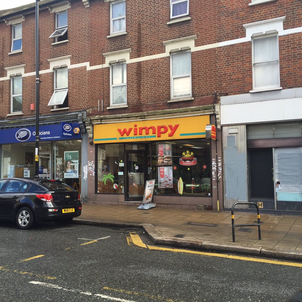 Wimpy - The outside of Wimpy. - Fast Food Near Me - London, XGL Wimpy - The outside of Wimpy. - Fast Food Near Me - London, XGL