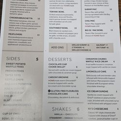 Home Tavern - Menu