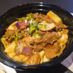 Xi'an Street Food - Lamb dry pulled noodle