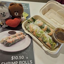 Grilled Pork Summer Rolls