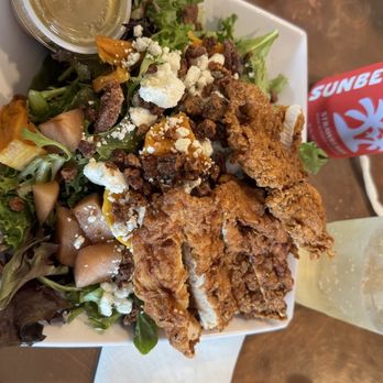 The Marietta Local - I got the North Georgia salad with fried Chicken. Delicious the dressing was so good. - Burgers Near Me - Marietta, Georgia The Marietta Local - I got the North Georgia salad with fried Chicken. Delicious the dressing was so good. - Burgers Near Me - Marietta, Georgia