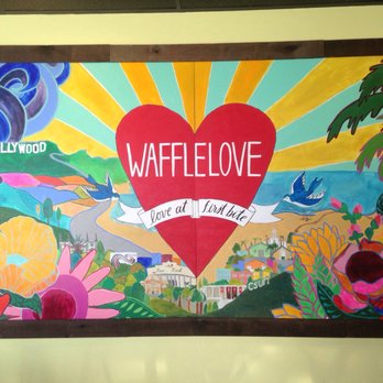Waffle Love - Cute wall decor - Waffles Near Me - Northridge, California Waffle Love - Cute wall decor - Waffles Near Me - Northridge, California