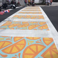 Orange Crosswalk