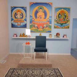Kadampa Meditation Centre Winnipeg - Our modern meditation room shrine