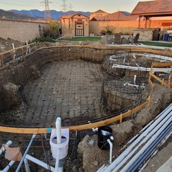 Tropical Breeze Custom Pools - Plumbing phase