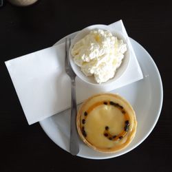 The Caloundra Cafe - Passionfruit tart.