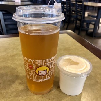 Happy Lemon - Green Tea no ice to-go with salted cheese on the side. Prevents curdling if you will drink it hours later or the next day. - Juice Bars & Smoothies Near Me - Daly City, California Happy Lemon - Green Tea no ice to-go with salted cheese on the side. Prevents curdling if you will drink it hours later or the next day. - Juice Bars & Smoothies Near Me - Daly City, California