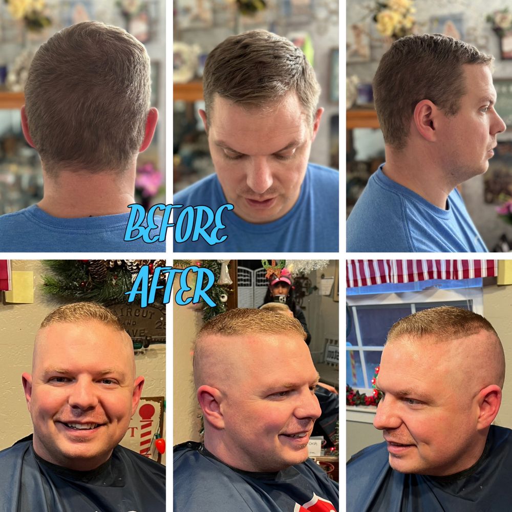 Marie Julian - Before and after - Barbers Near Me - Redding, California Marie Julian - Before and after - Barbers Near Me - Redding, California
