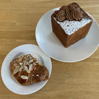 Dar Rafiki’s - Chocolate cube and small almond croissant - Bakeries Near Me - Haverhill, Massachusetts Dar Rafiki’s - Chocolate cube and small almond croissant - Bakeries Near Me - Haverhill, Massachusetts