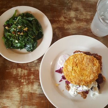 Handsome Biscuit - Bleu Blazer and Collard Greens - Breakfast & Brunch Near Me - Norfolk, Virginia