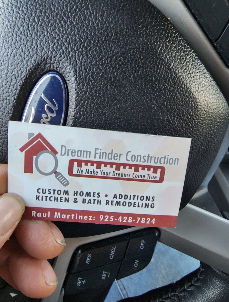 Slide of Dream finder Construction