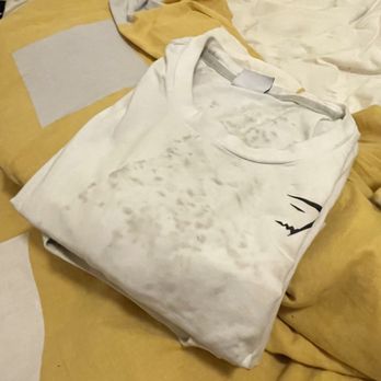 Mr Green Laundry - Stained white shirt - Laundry Services Near Me - New York, New York