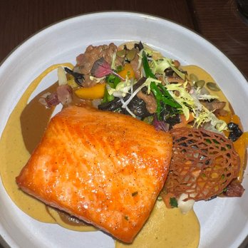 Saizon - Salmon dish - New American Near Me - Fresno, California Saizon - Salmon dish - New American Near Me - Fresno, California