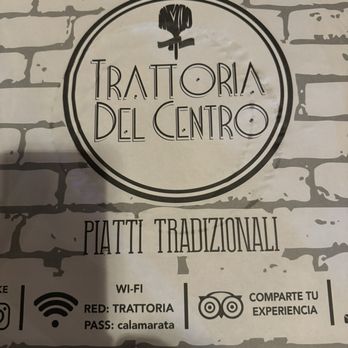 Trattoria del Centro - Menu - Italian Near Me - Playa del Carmen, ROO