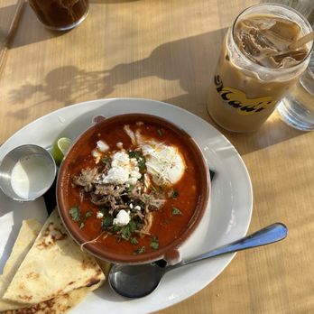 Madi - White bean shakshuka & Banana Bread iced latte - Breakfast & Brunch Near Me - San Diego, California Madi - White bean shakshuka & Banana Bread iced latte - Breakfast & Brunch Near Me - San Diego, California