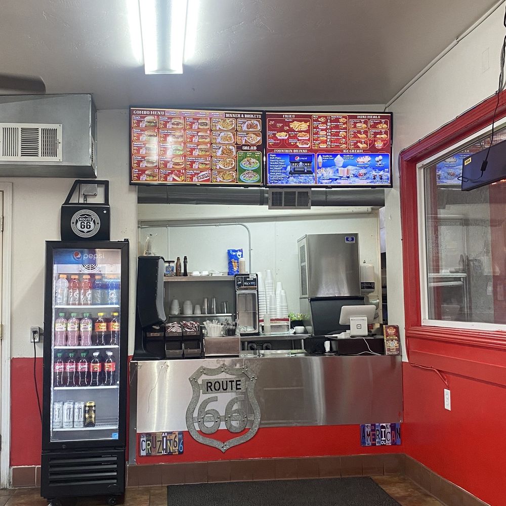 Burger Stop - The order placing counter - Burgers Near Me - Orosi, California