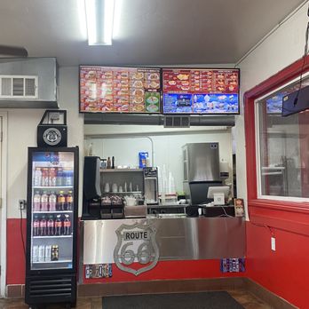 Burger Stop - The order placing counter - Burgers Near Me - Orosi, California