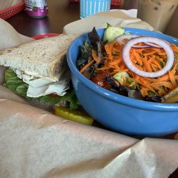 Koni's Broadway Kafe - Turkey Kafe Sandwich 1/2 with Side Salad - Cafes Near Me - Troy, New York Koni's Broadway Kafe - Turkey Kafe Sandwich 1/2 with Side Salad - Cafes Near Me - Troy, New York