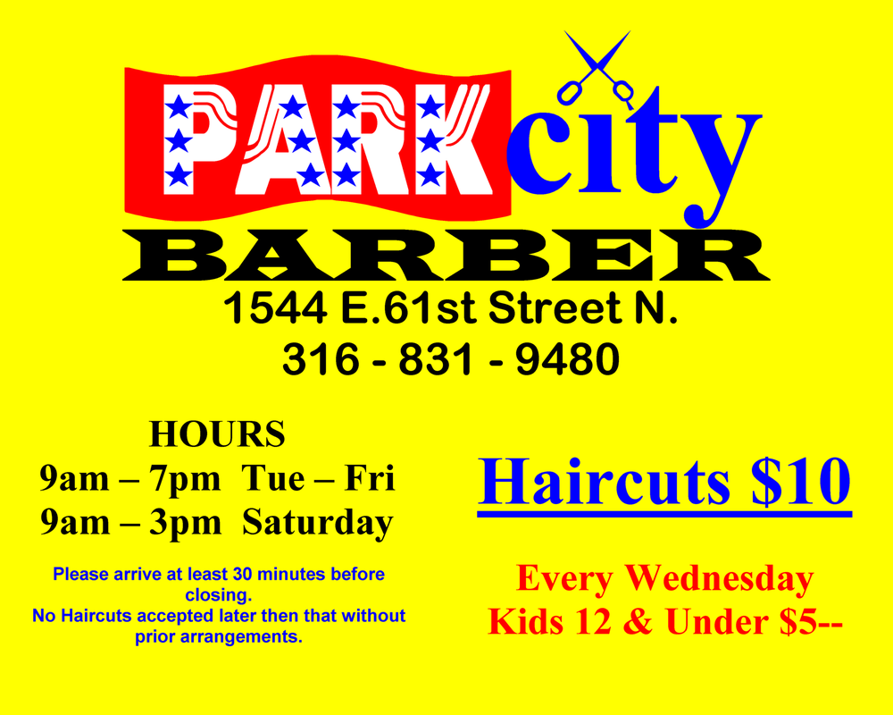 PARK CITY BARBER 1544 E 61st St N, Park City, Kansas Barbers