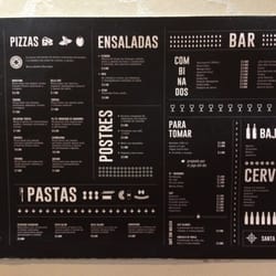 Dominica Pizza - Menu