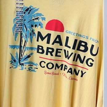 Malibu Brewing - Cool shirt to take home with you - Breweries Near Me - Malibu, California Malibu Brewing - Cool shirt to take home with you - Breweries Near Me - Malibu, California