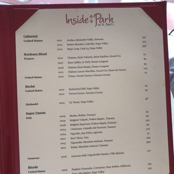 Inside Park - Drink Menu - New American Near Me - New York, New York