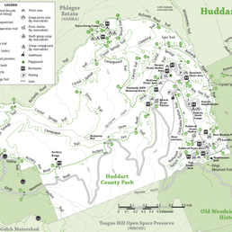 Huddart County Park Map Huddart County Park Map
