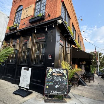 Mama's on the Half Shell - Outside corner view - Bars Near Me - Baltimore, Maryland