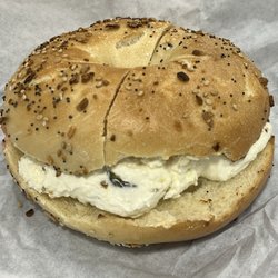 Hot Bagels & Deli - Everything Bagel With Jalapeño Cream Cheese