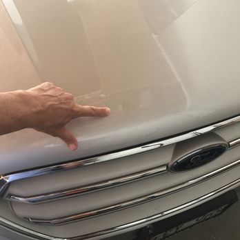 Prodent Hawaii - before the ding was fixed - Mobile Dent Repair Near Me