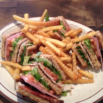 Cambria Cafe - Club Sandwich with Crispy fires. - American Near Me - Cambria, California
