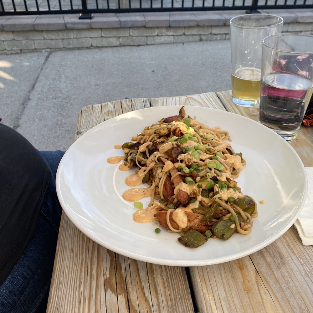 HomeGrown Brewing Company - Chicken lomein. - Breweries Near Me - Oxford, Michigan