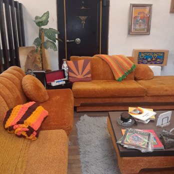 Classic Rock Couture - Cool seating area - Women's Clothing Near Me - Bisbee, Arizona