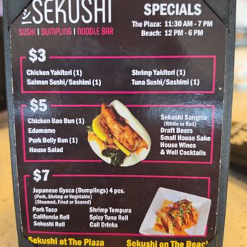 Sekushi - Happy Hour Menu - Sushi Bars Near Me - Belleair Bluffs, Florida Sekushi - Happy Hour Menu - Sushi Bars Near Me - Belleair Bluffs, Florida