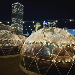 View from the Narwhal igloo