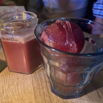 Arbella - Peanut butter vodka with grape jelly ice - Tapas/Small Plates Near Me - Chicago, Illinois Arbella - Peanut butter vodka with grape jelly ice - Tapas/Small Plates Near Me - Chicago, Illinois