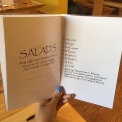 Cowgirl Pizza and Laundromat - Salad options