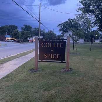 Coffee + Spice - Signage - Coffee & Tea Near Me - Greenville, North Carolina