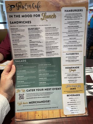 Menu photo 1 My Garden Cafe Sonora, CA
